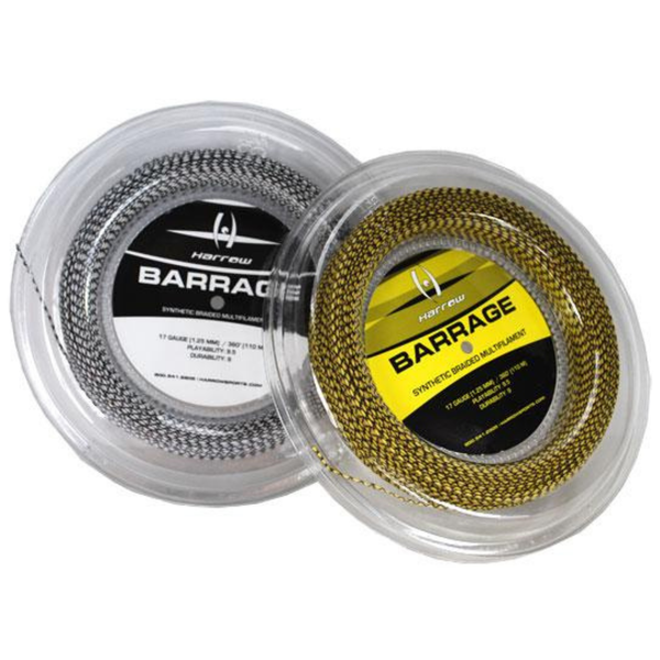 Harrow Barrage Squash String, 17 Gauge, 360' Reel