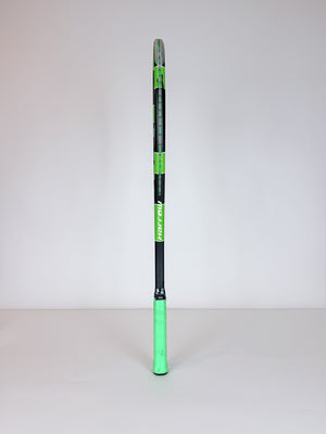 Lightly used Harrow Spark squash racket, side profile